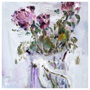 "floral soul" – original oil painting by mingliang liu