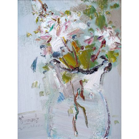 imagery floral" original oil painting (2023) by prof. mingliang liu (复制)